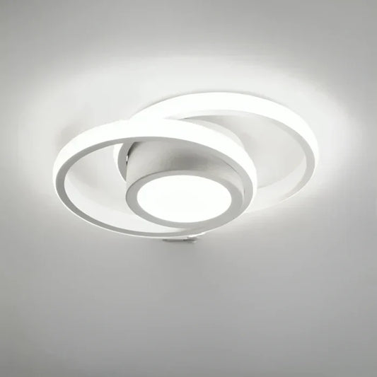 Stylish Double Ring LED Ceiling Light - Fesara