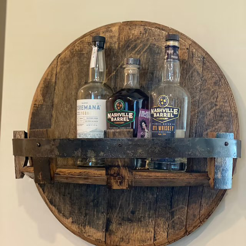 Luxury Oak Whiskey Barrel Decanter