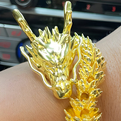 Collectible Gold Dragon Figurine