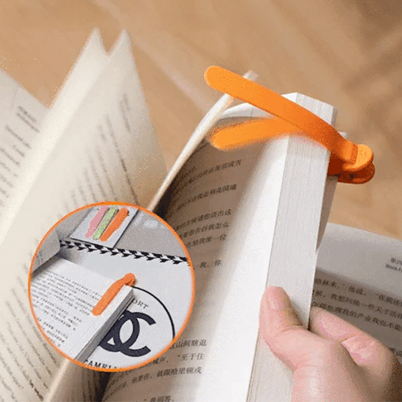 Colorful Silicone Page Bookmark