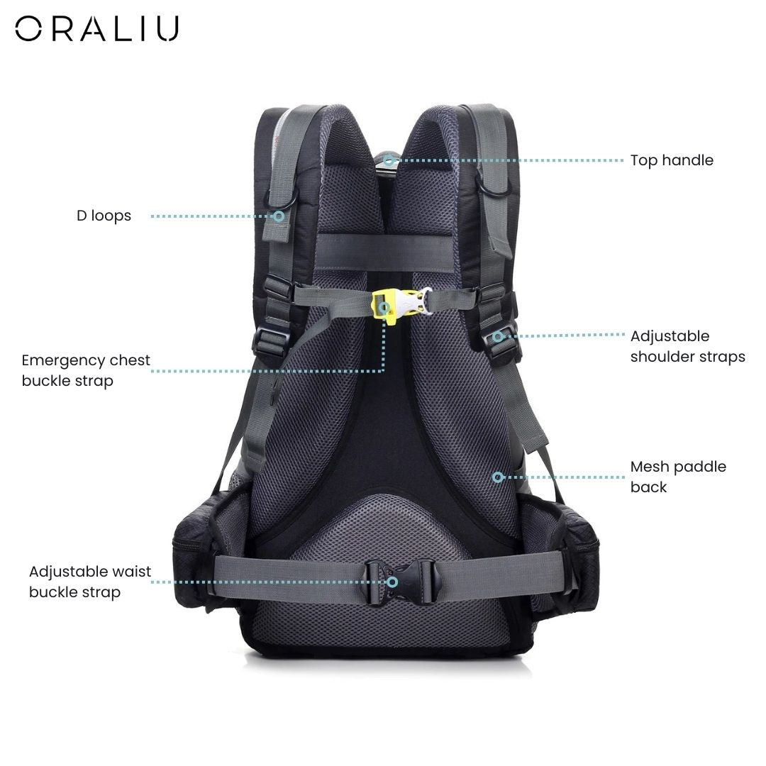 Durable Hiking Backpack with Storage System