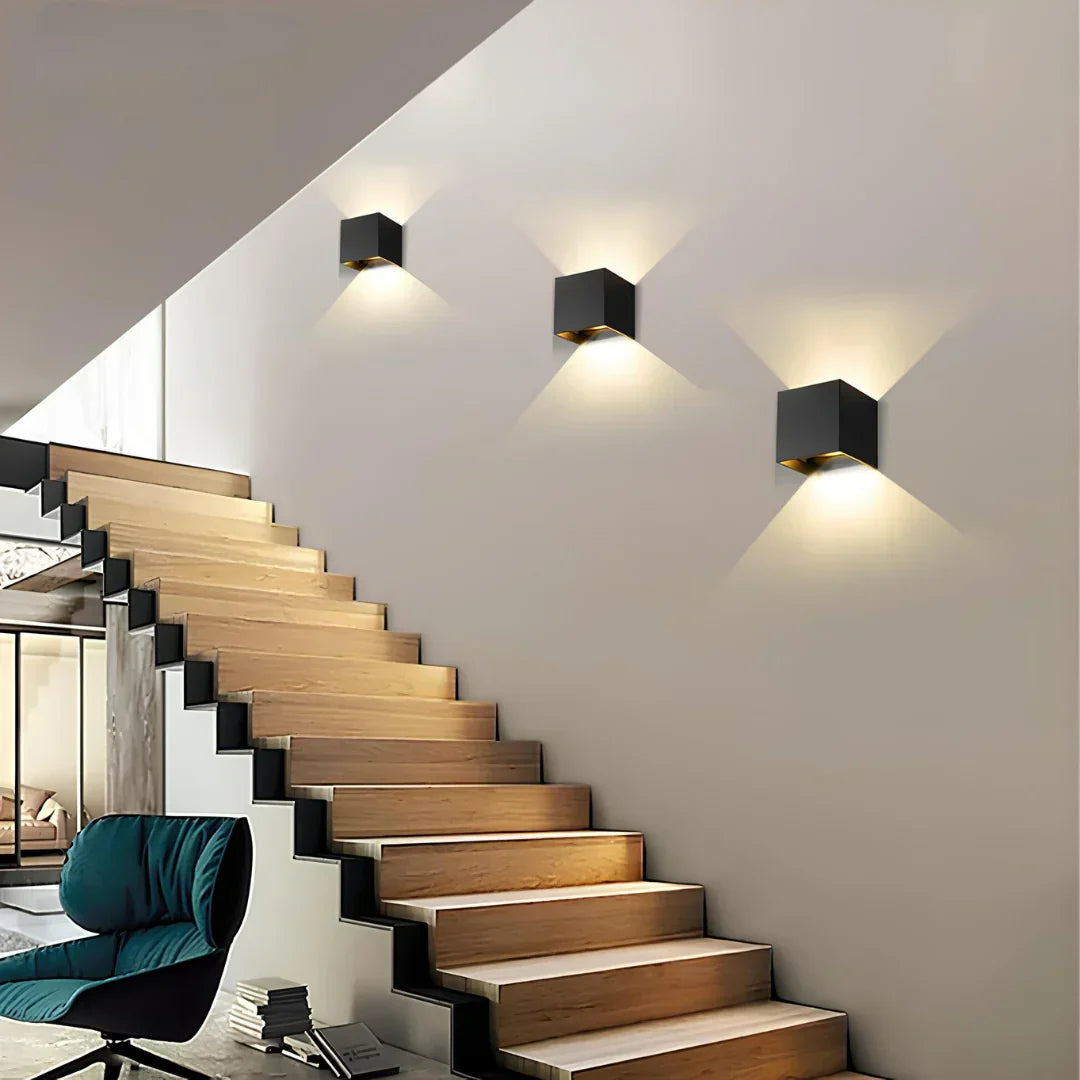 Smart Motion Sensor LED Wall Lamp Warm White Light - Fesara