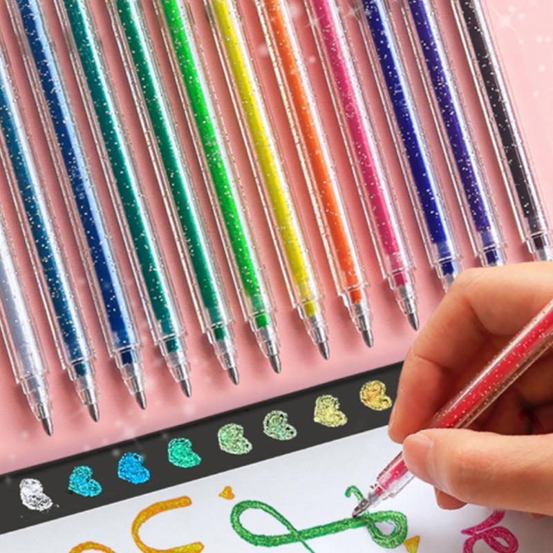 Vibrant Gel Pens for Adult Coloring