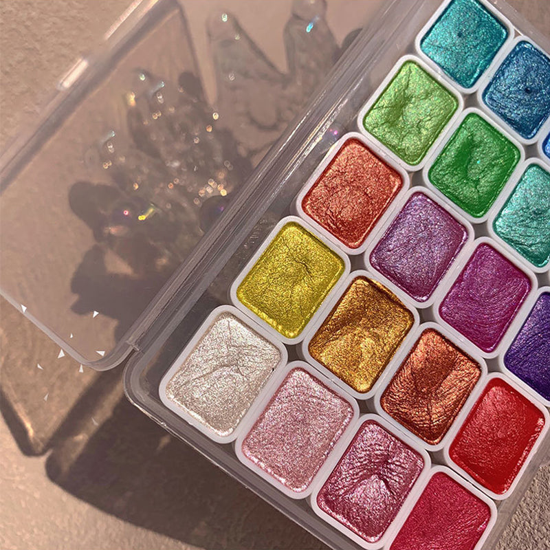 Vibrant Watercolor Art Paint Set 20 Colors