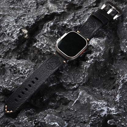 Genuine Brown Leather Apple Watch Strap
