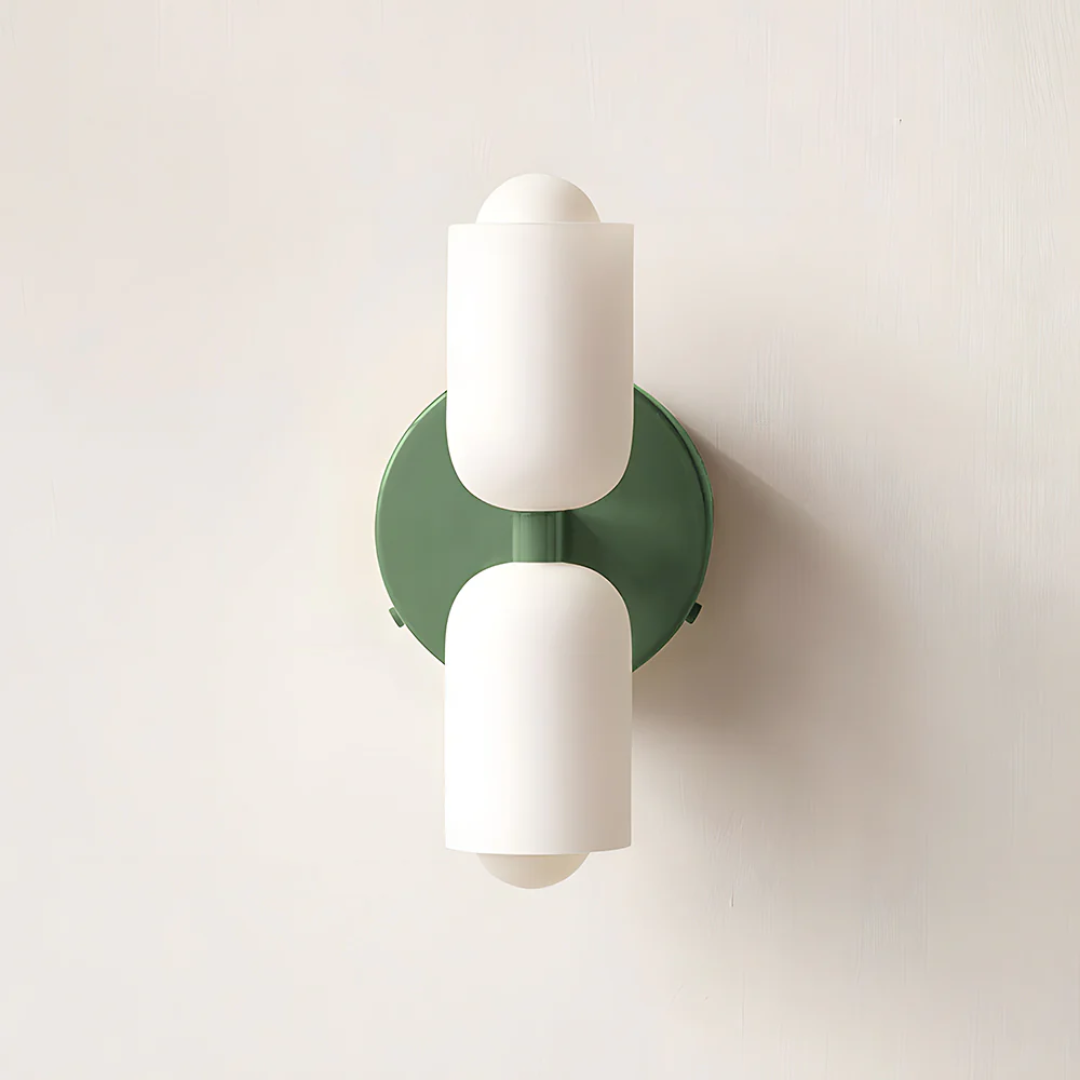 Contemporary Dual Head Wall Light