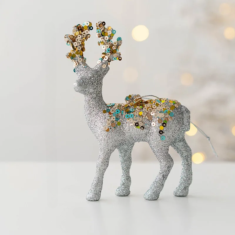 Shimmering Reindeer Christmas Ornament