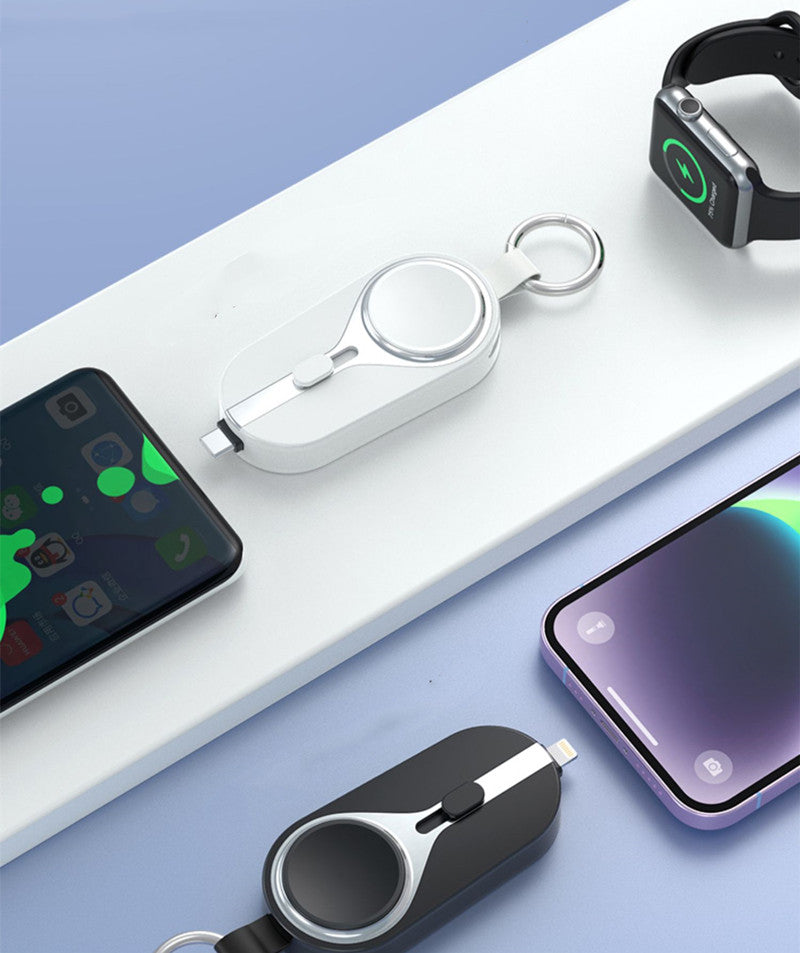 Small 2000mAh Travel Keychain Power Bank Charger