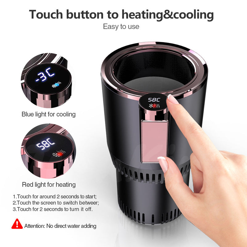 Heated Car Coffee Mug Holder and Cooler