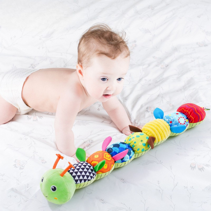 Colorful Plush Musical Caterpillar Toy