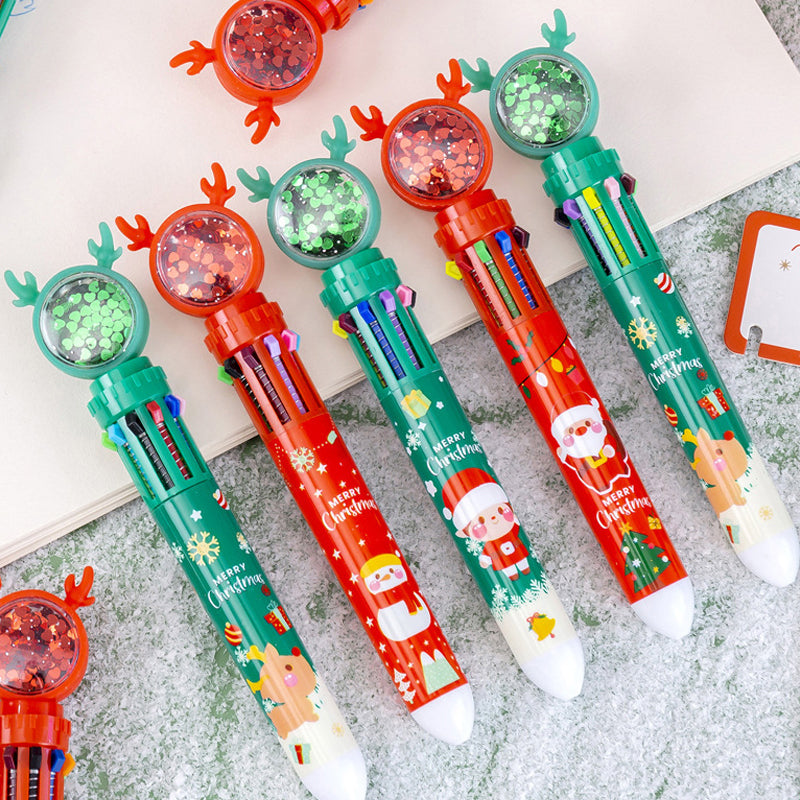 Colorful Holiday Sparkle Pens