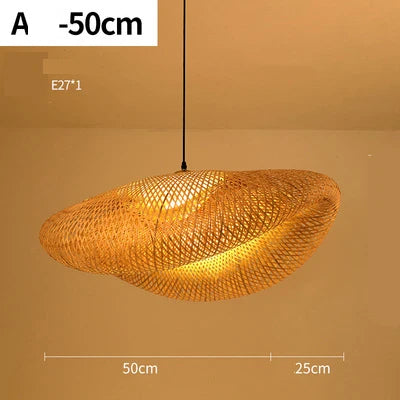 Natural Woven Rattan Pendant Lamp