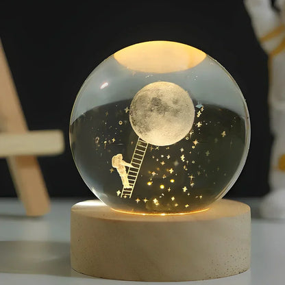 Colorful Globe LED Table Lamp 3D Nightlight