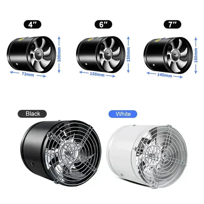 Quiet High Speed Kitchen Fan