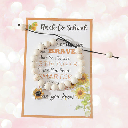 Yellow Flower Student Bracelet