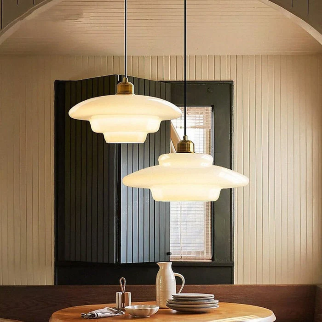 Elegant Clear Glass Hanging Light