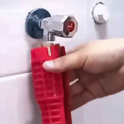 Heavy Duty 8-in-1 Basin Pipe Wrench Tool