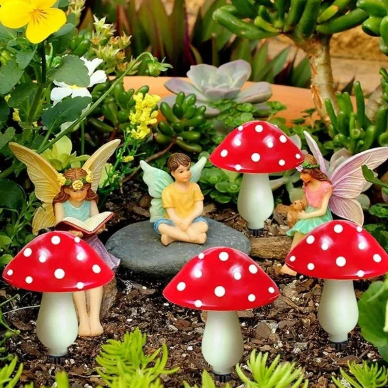 Solar Powered Mushroom Yard Lights
