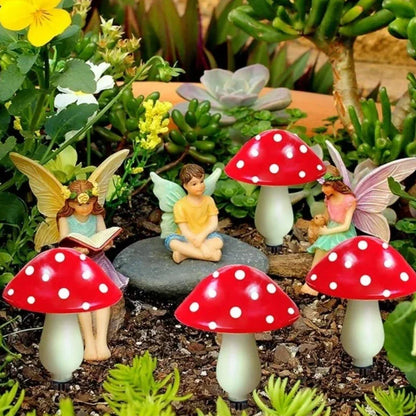 Solar Powered Mushroom Yard Lights