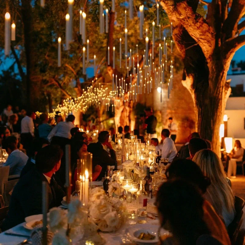 Warm Glow Floating LED Candle Light Set