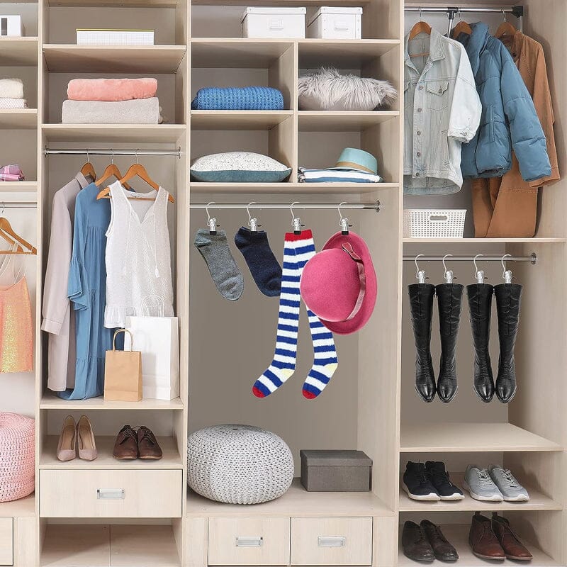 Stylish Closet Hanging Clips Organizer