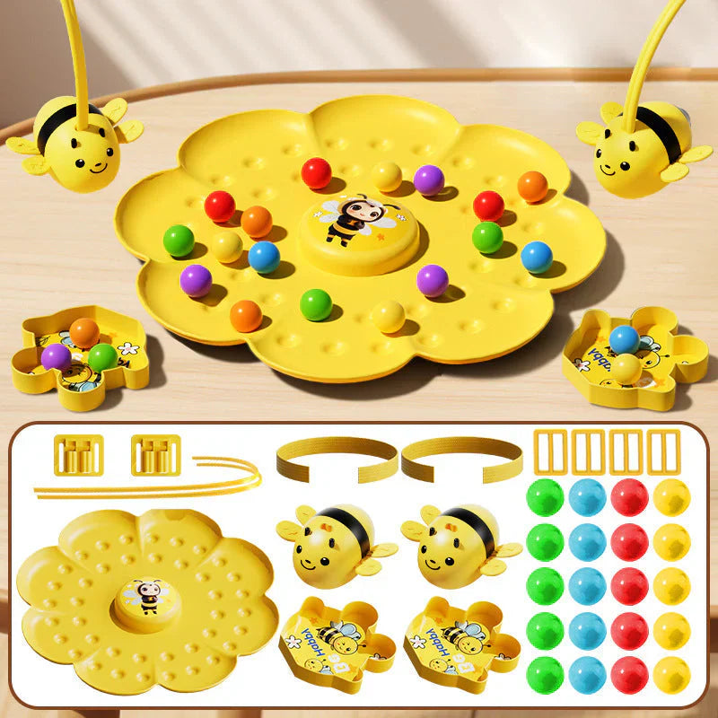 Fun Fishing Board Game with Colorful Beads