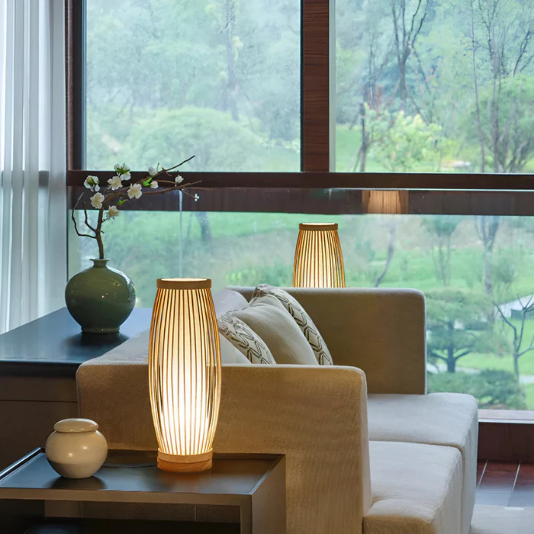 Natural Bamboo LED Desk Lamp