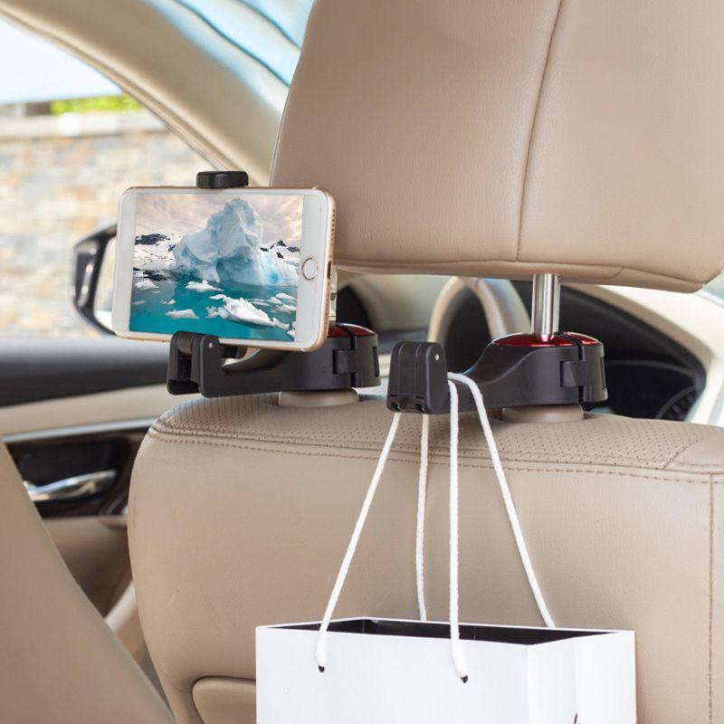 Universal Car Seat Hook with Phone Mount - Fesara
