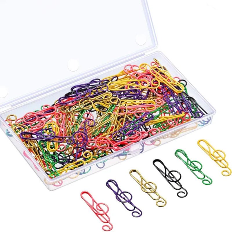 Colorful Metal Music Note Paper Clips