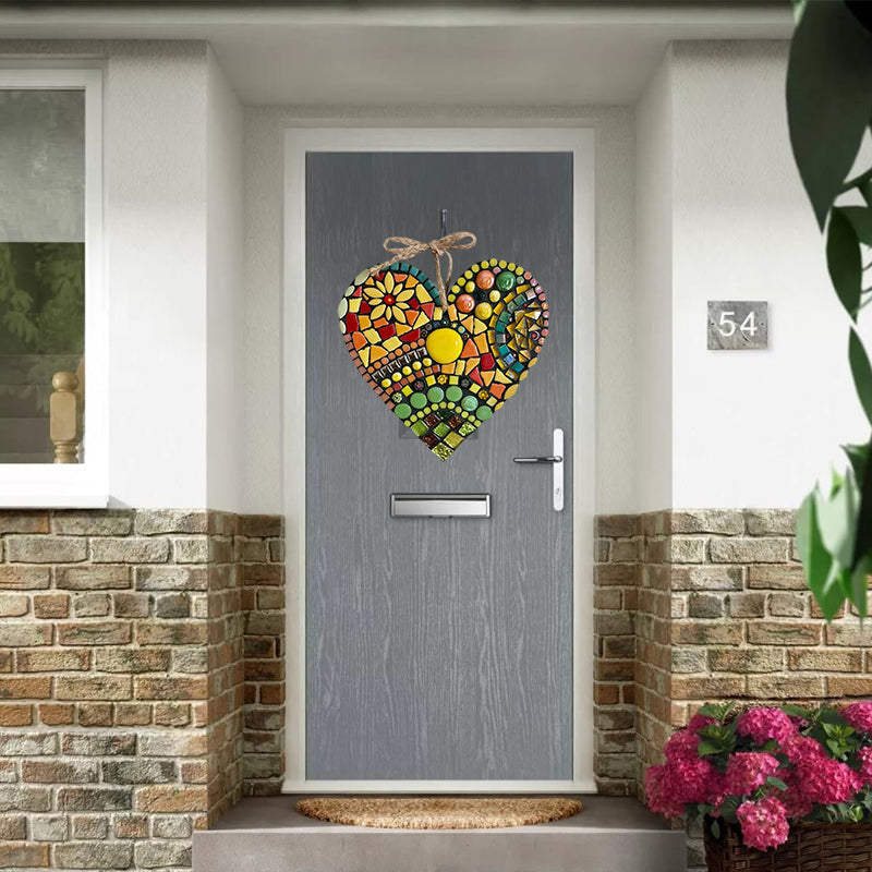 Vibrant Love-Shaped Outdoor Decor