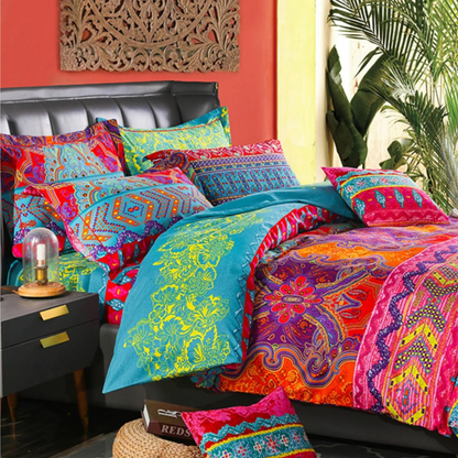 Premium Soft Bedding Duvet Cover Set with Pillows - Fesara