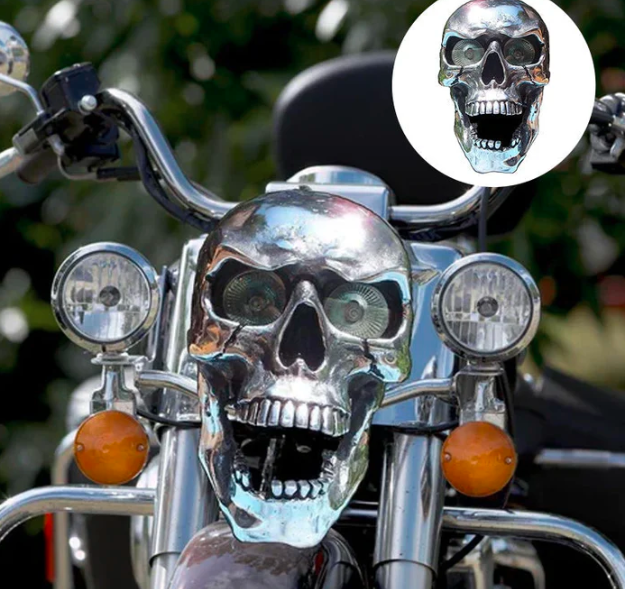 Bold LED Bike Skull Lamp