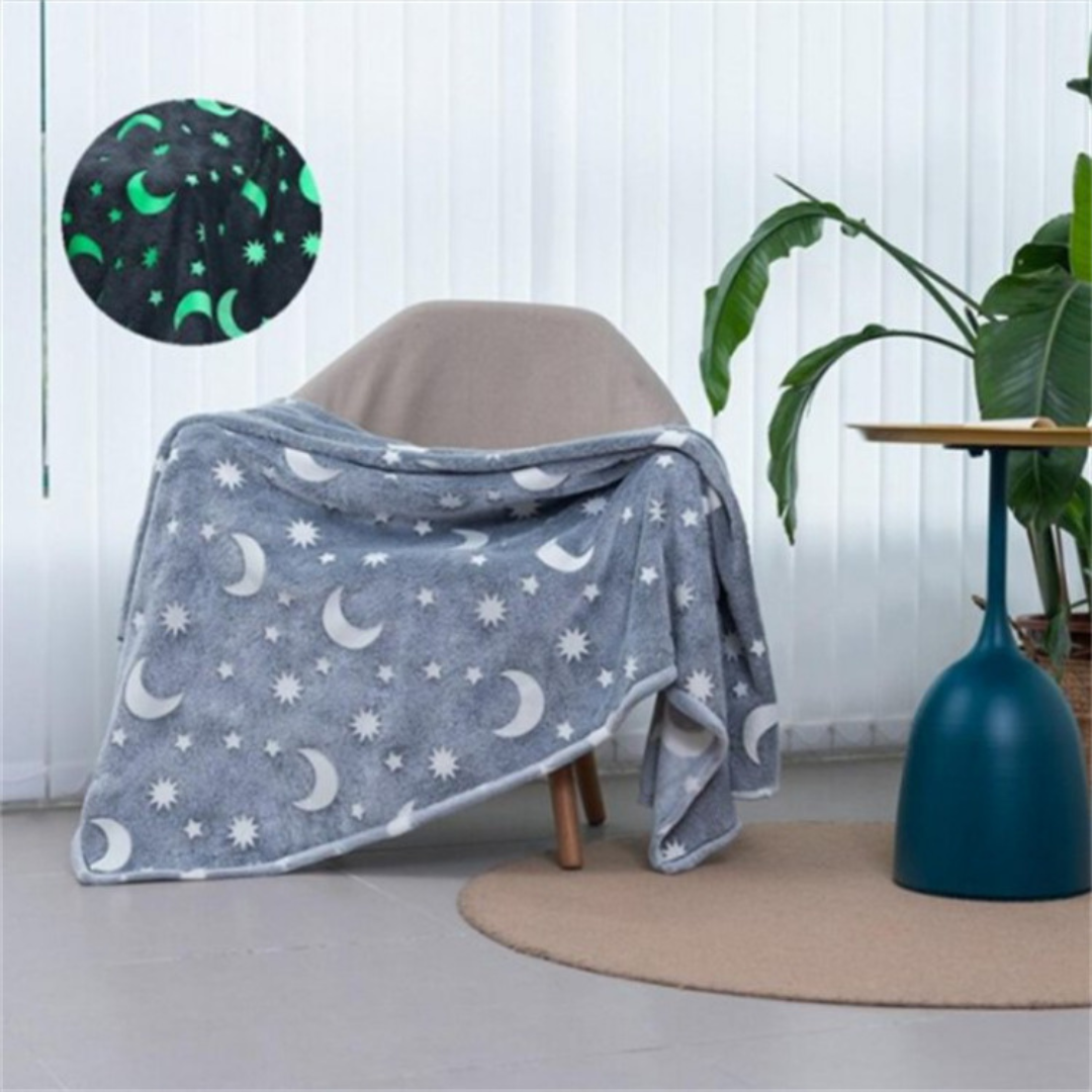Bright Glow Kids Throw Blanket - Fesara