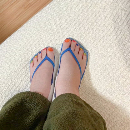 Fashionable Nail Art Crew Socks