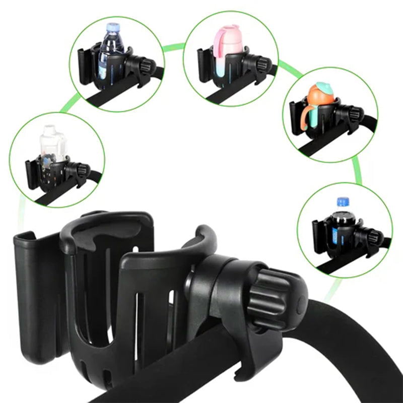 Portable 2-in-1 Phone Cup Holder Mount