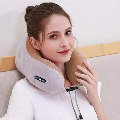 Plush U-Shaped Travel Neck Pillow for Ultimate Relaxation