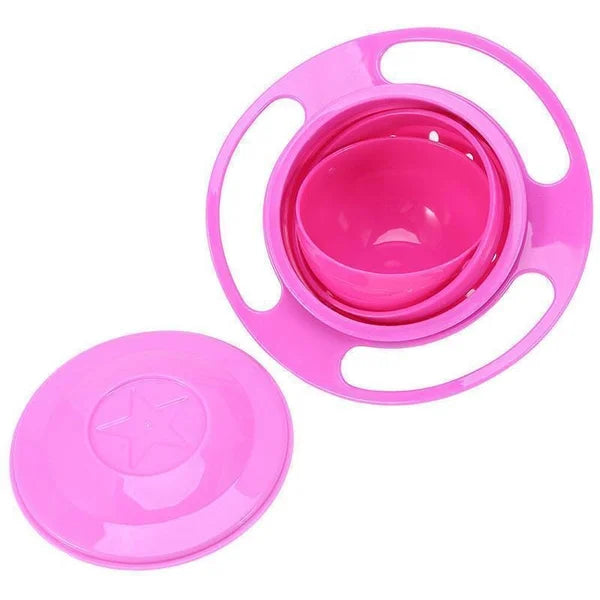 Easy Spill Proof Rotating Food Bowl