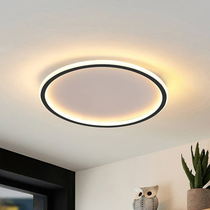 Stylish Round LED Ceiling Light with Dimmable Brightness