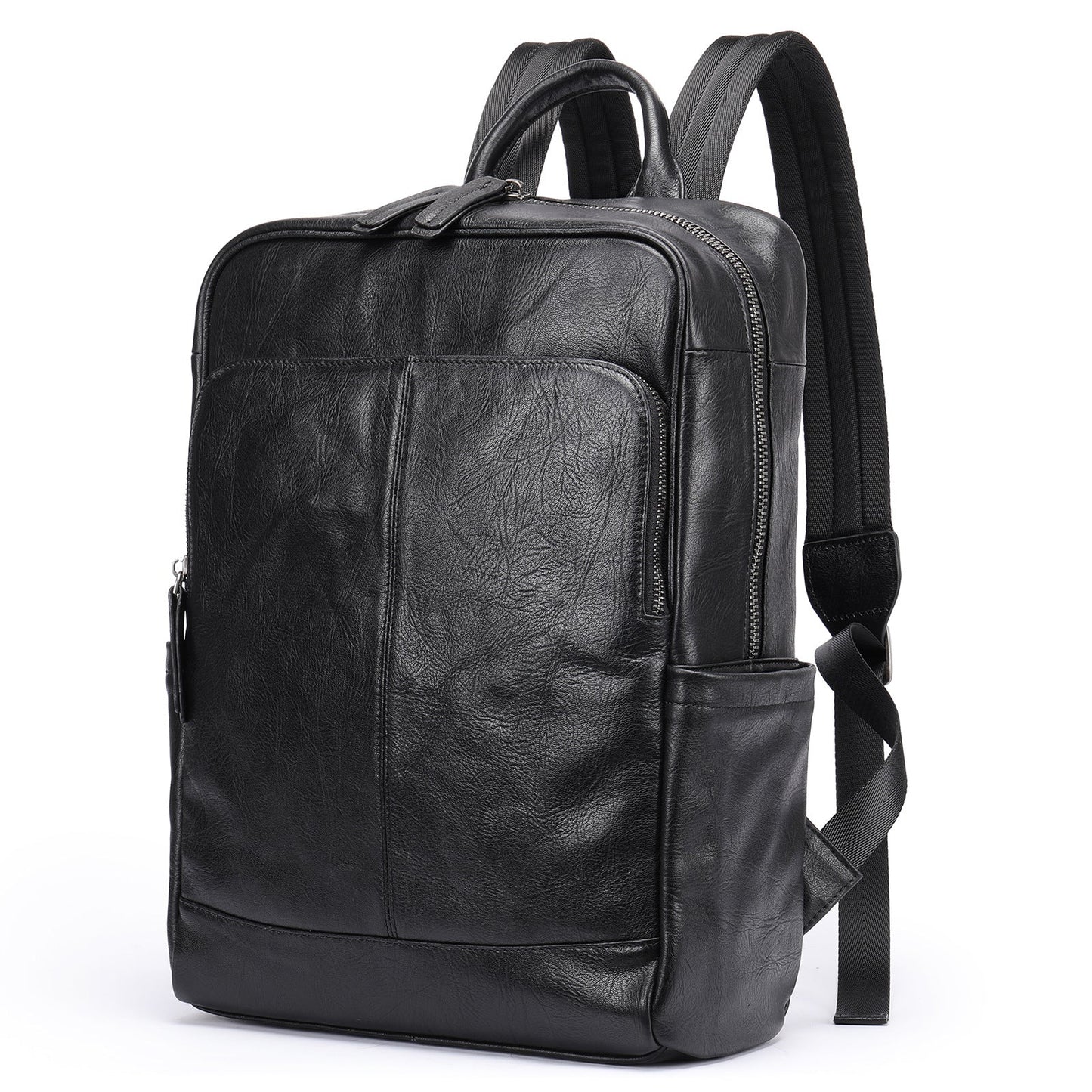 Premium Travel Leather Laptop Backpack