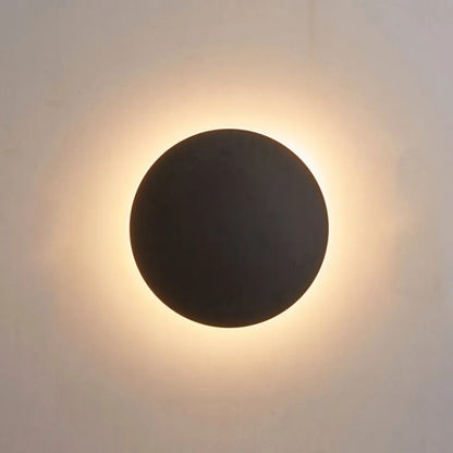Stylish Round Wall Light in Contemporary Style