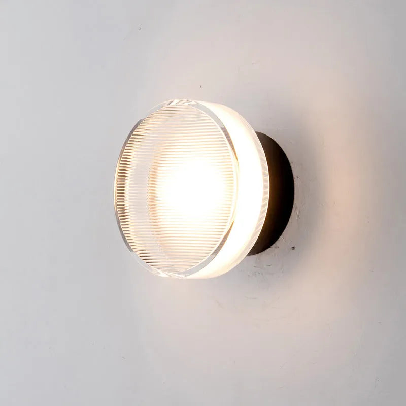 Mini Metal Wall Light Modern Bowl Style - Fesara