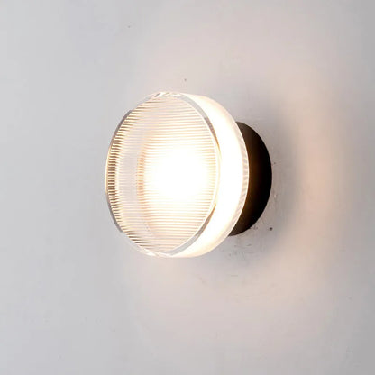 Mini Metal Wall Light Modern Bowl Style - Fesara