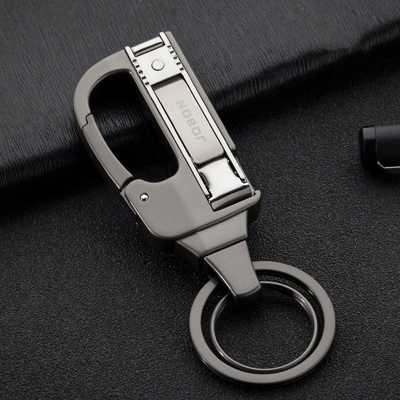 Practical 2-in-1 Keychain with Handy Nail Cutter