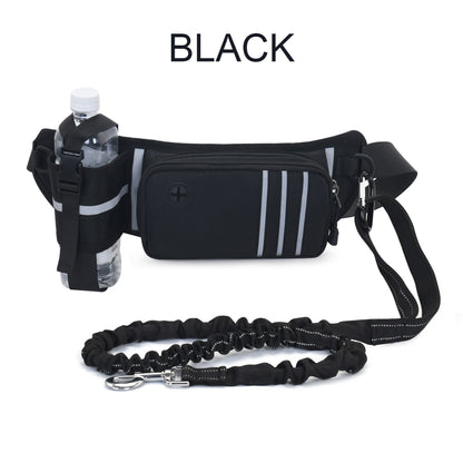 Adjustable Hands-Free Dog Leash with Pouch - Fesara