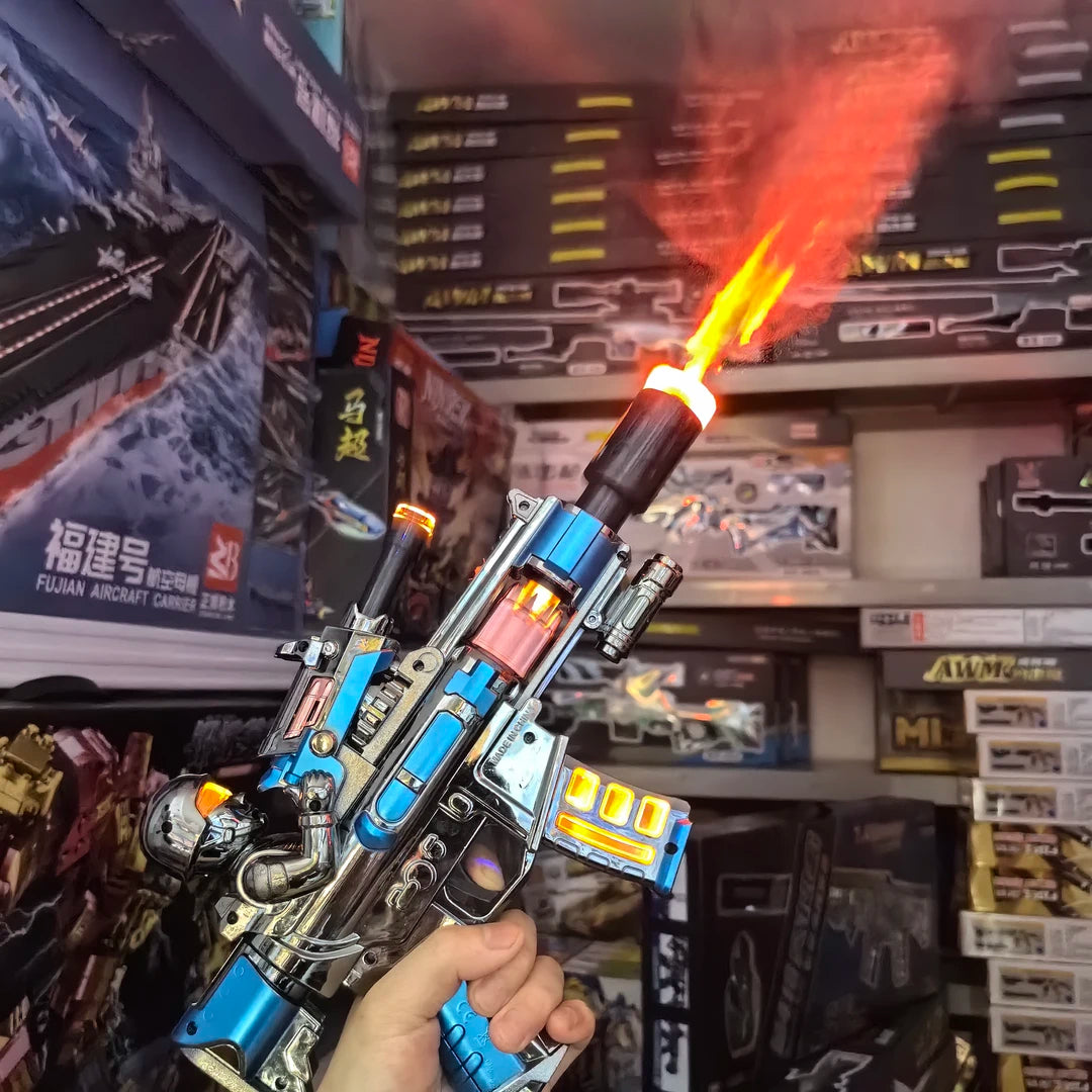 Realistic Electric Toy Gun with Smoke and Sound Effects