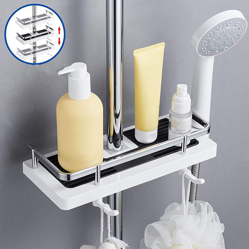 Wall Mounted Shower Caddy - Compact Bathroom Organizer