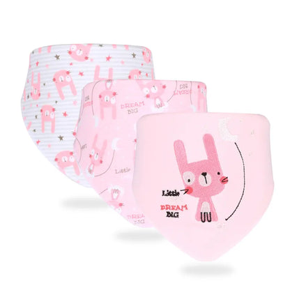 Adorable Baby Bib Scarf Set - Gentle Cotton Cloth - Fesara