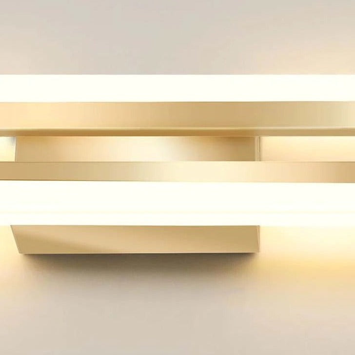 Slim LED Wall Light with Bright Vertical Stripes