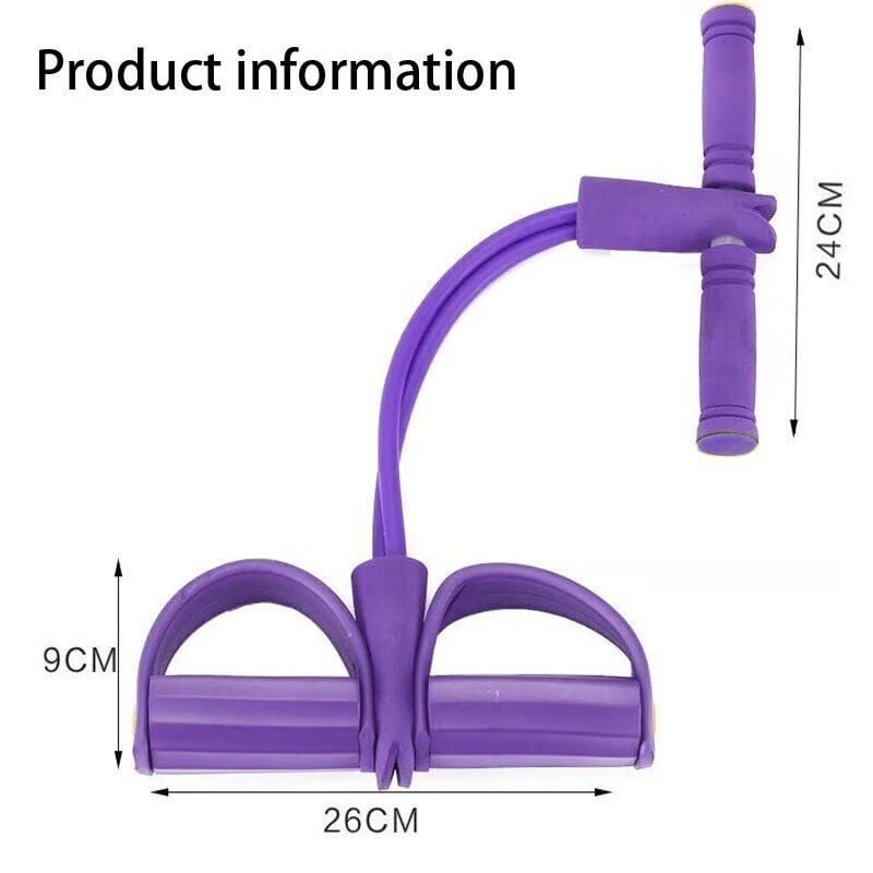 Home Gym Resistance Bands Set with Ankle Strap