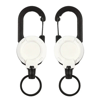 Retractable Outdoor Keychain with Steel Cable